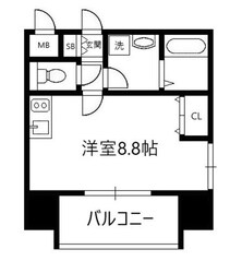 アドバンス難波南シャルムの物件間取画像